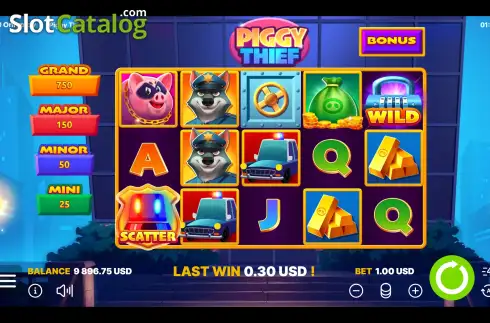 Οθόνη3. Piggy Thief Κουλοχέρης 