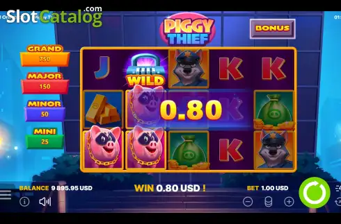 Οθόνη4. Piggy Thief Κουλοχέρης 