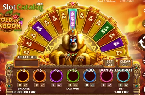Οθόνη3. Gold of Baboon Κουλοχέρης