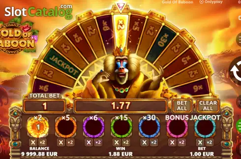 Οθόνη4. Gold of Baboon Κουλοχέρης