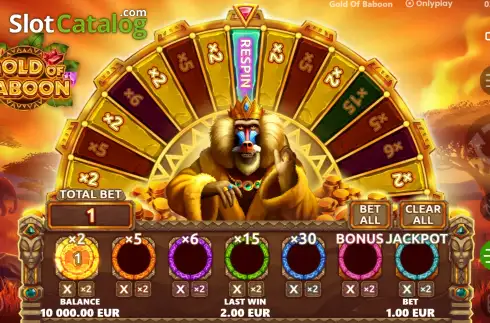 Οθόνη5. Gold of Baboon Κουλοχέρης