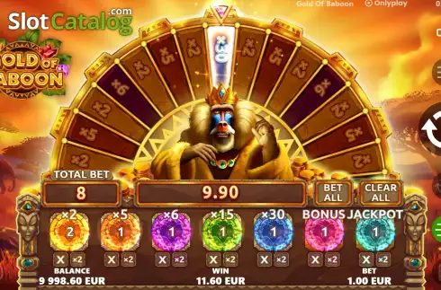 Οθόνη7. Gold of Baboon Κουλοχέρης