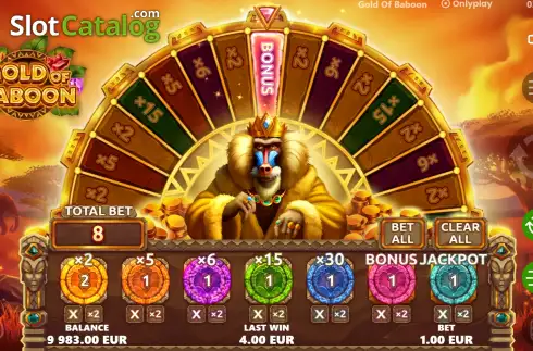 Οθόνη8. Gold of Baboon Κουλοχέρης