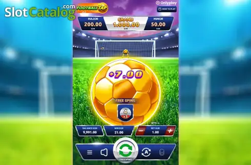 Οθόνη9. Football Tap Κουλοχέρης