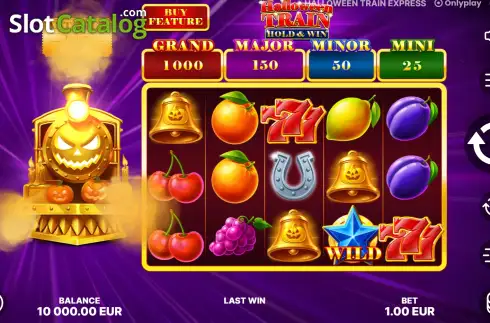 Οθόνη2. Halloween Train: Hold & Win Κουλοχέρης 
