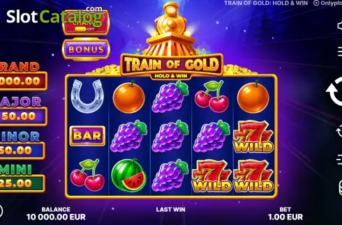 Οθόνη2. Train of Gold: Hold & Win Κουλοχέρης