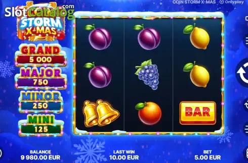 Οθόνη2. Coin Storm X-Mas Κουλοχέρης 