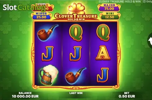 Οθόνη2. Clover Treasure: Hold&Win Κουλοχέρης