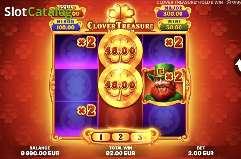 Οθόνη3. Clover Treasure: Hold&Win Κουλοχέρης