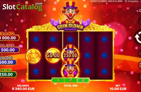 Οθόνη3. Coin Clown: Hold & Win Κουλοχέρης