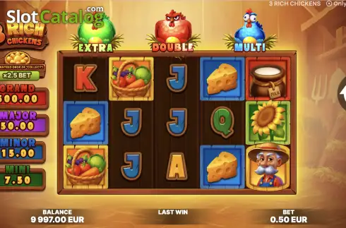 Οθόνη2. 3 Rich Chickens Κουλοχέρης