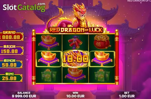 Οθόνη3. Red Dragon of Luck Κουλοχέρης