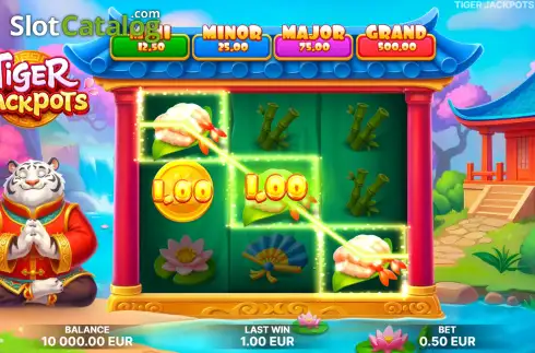 Οθόνη3. Tiger Jackpots Κουλοχέρης 