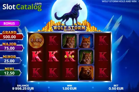 Οθόνη3. Wolf Storm: Hold & Win Κουλοχέρης