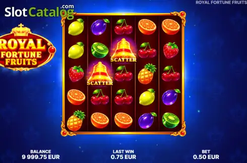 Οθόνη3. Royal Fortune Fruits Κουλοχέρης