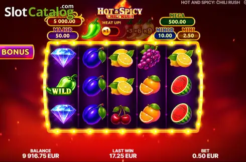 Οθόνη2. Hot & Spicy: Chili Rush Κουλοχέρης 