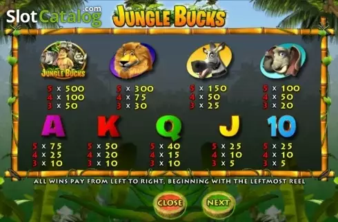 Οθόνη2. Jungle Bucks Κουλοχέρης