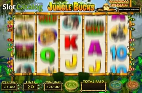 Οθόνη6. Jungle Bucks Κουλοχέρης