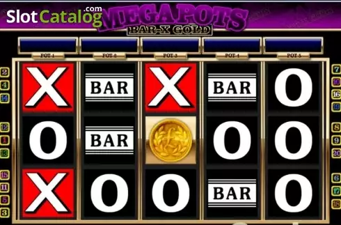 Οθόνη2. Mega Pots Bar-X Gold (OpenBet) Κουλοχέρης