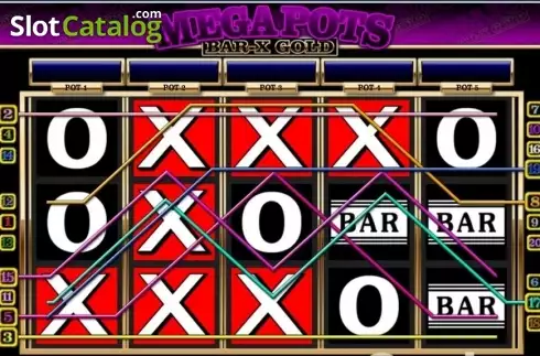 Οθόνη3. Mega Pots Bar-X Gold (OpenBet) Κουλοχέρης