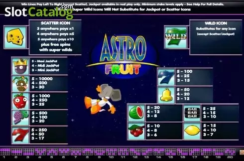 Οθόνη2. Astro Fruits Κουλοχέρης