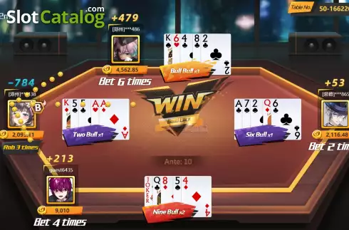 Οθόνη7. Crazy Six Cards Bull Κουλοχέρης
