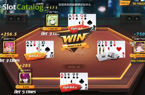 Οθόνη8. Crazy Six Cards Bull Κουλοχέρης