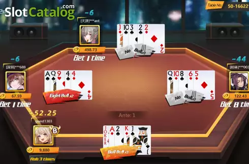 Οθόνη5. Crazy Six Cards Bull KX Κουλοχέρης