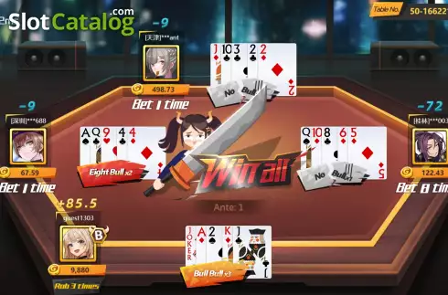 Οθόνη6. Crazy Six Cards Bull KX Κουλοχέρης