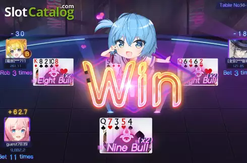 Οθόνη6. Four Cards Bull Κουλοχέρης