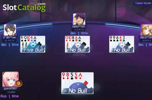 Οθόνη3. Four Cards Bull KX Κουλοχέρης