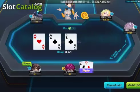 Οθόνη5. Texas Hold’em (Openbox Gaming) Κουλοχέρης