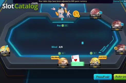 Οθόνη2. Texas Hold’em V8 Κουλοχέρης