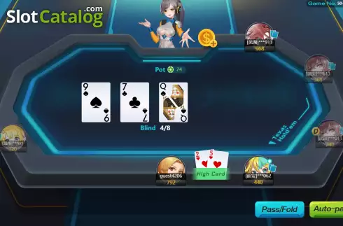 Οθόνη3. Texas Hold’em V8 Κουλοχέρης