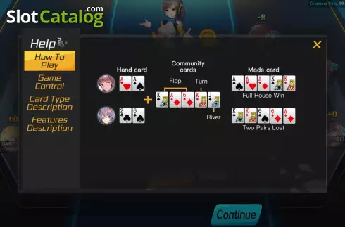 Οθόνη5. Texas Hold’em V8 Κουλοχέρης