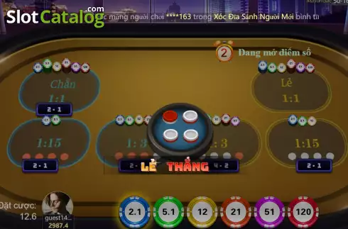 Οθόνη5. Xoc Dia (Openbox Gaming) Κουλοχέρης 