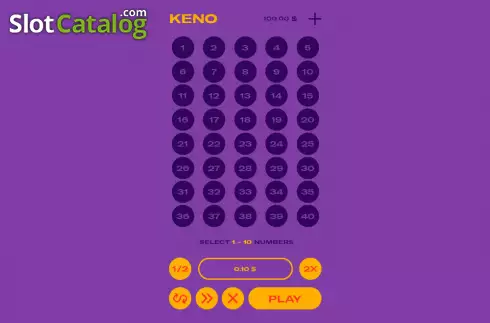 Οθόνη2. Keno (Orbital Gaming) Κουλοχέρης