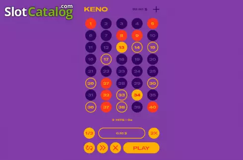 Οθόνη3. Keno (Orbital Gaming) Κουλοχέρης