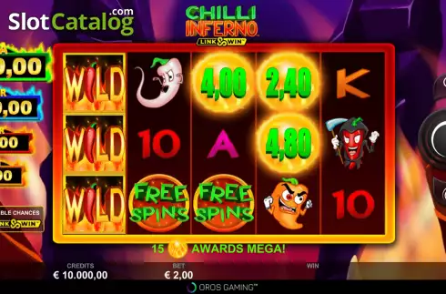 Οθόνη3. Chilli Inferno Κουλοχέρης