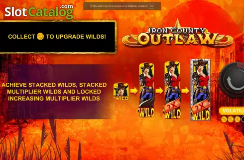 Οθόνη2. Iron County Outlaw Κουλοχέρης