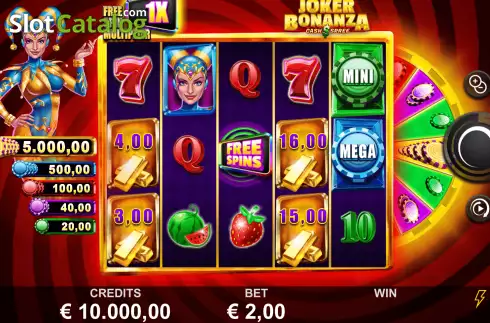 Οθόνη3. Joker Bonanza Cash Spree Κουλοχέρης