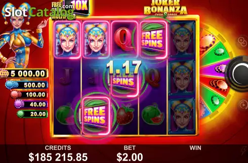 Οθόνη5. Joker Bonanza Cash Spree Κουλοχέρης