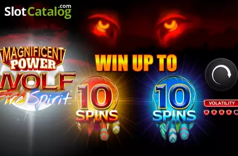 Οθόνη2. Magnificent Power Wolf Fire Spirit Κουλοχέρης