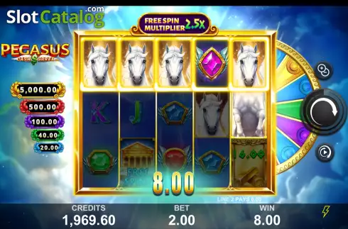 Οθόνη3. Pegasus Cash Spree Κουλοχέρης