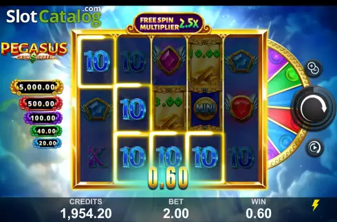Οθόνη4. Pegasus Cash Spree Κουλοχέρης