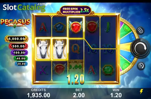 Οθόνη5. Pegasus Cash Spree Κουλοχέρης