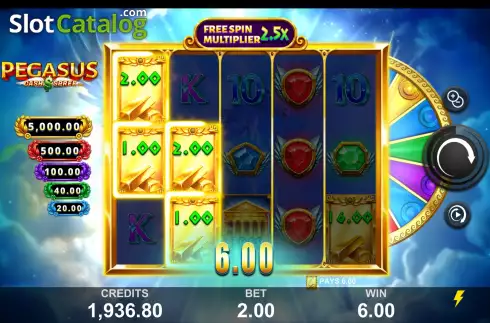 Οθόνη7. Pegasus Cash Spree Κουλοχέρης