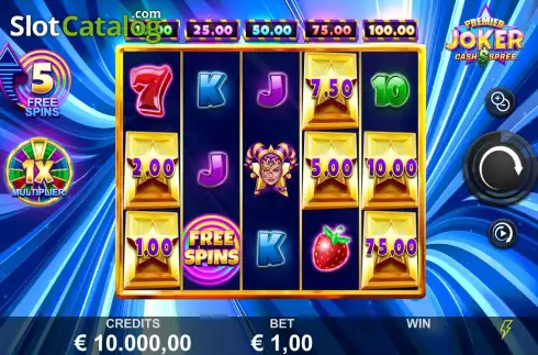 Οθόνη3. Premier Joker Cash Spree Κουλοχέρης