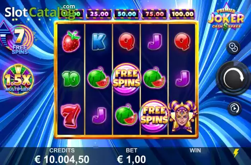 Οθόνη5. Premier Joker Cash Spree Κουλοχέρης