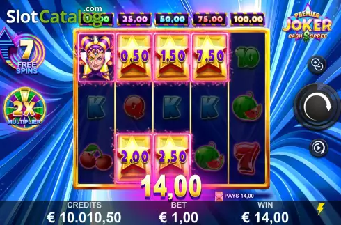 Οθόνη6. Premier Joker Cash Spree Κουλοχέρης